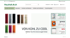 Desktop Screenshot of haushalt.ch