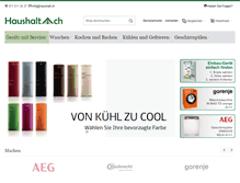 Tablet Screenshot of haushalt.ch